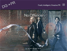 Tablet Screenshot of dgpr.co.uk